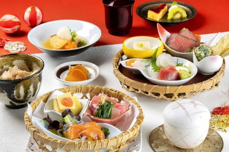 花籠御膳　寒椿